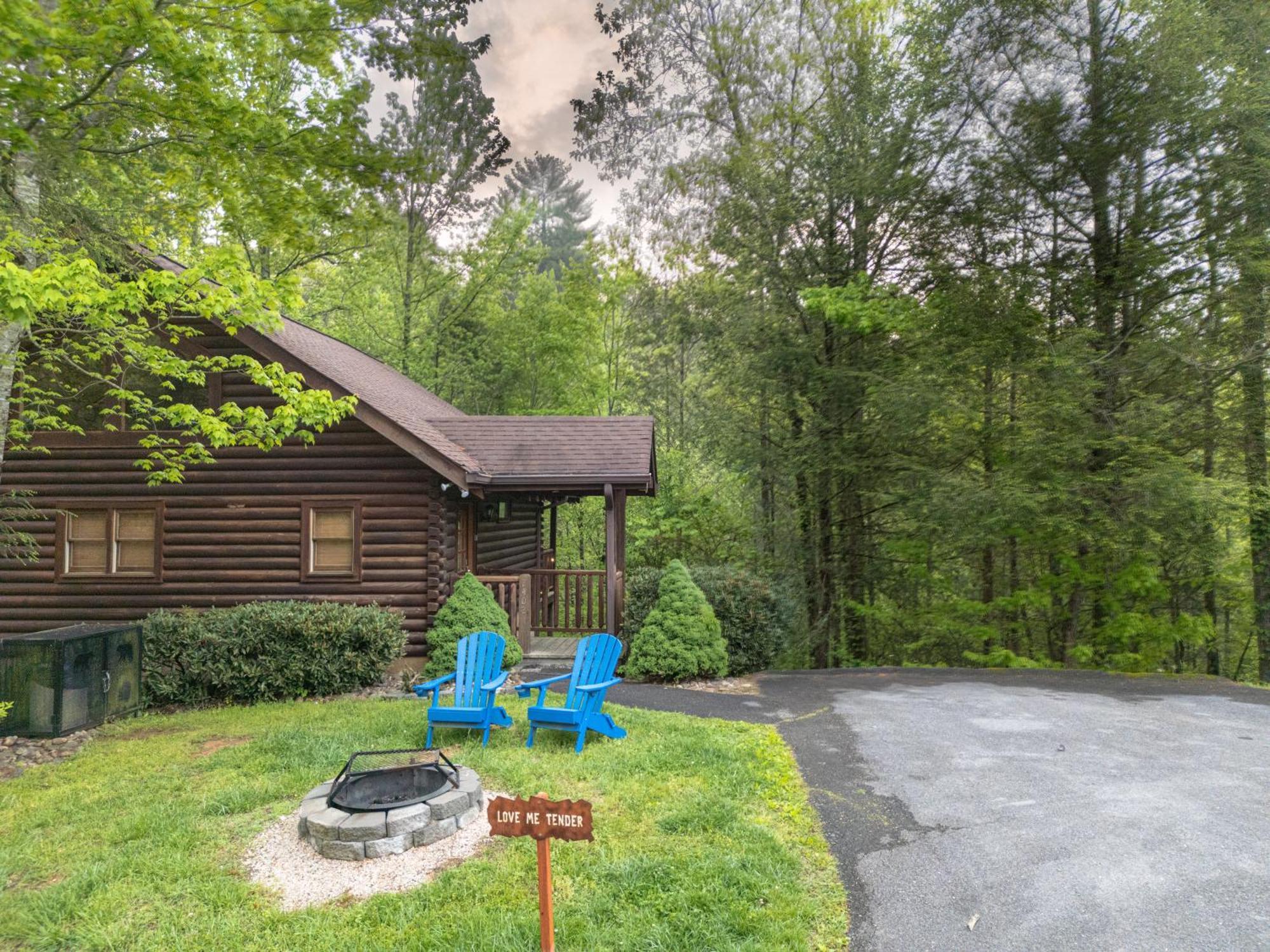 Love Me Tender Studio Cabin Sevierville Bilik gambar
